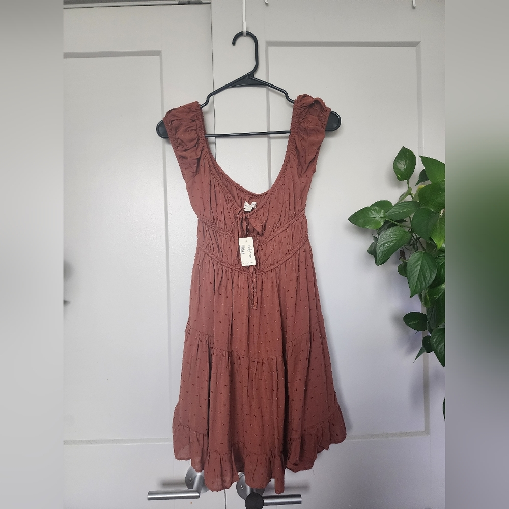 Aeropostale rustic orange dress
